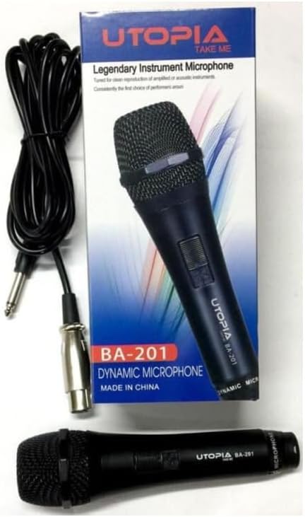 Utopia ba-201 wired dynamic microphone
