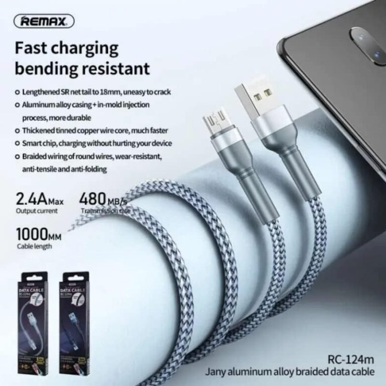 Remax rc-124th jany series 3.1a 3-in-1 charging cable 1.2m